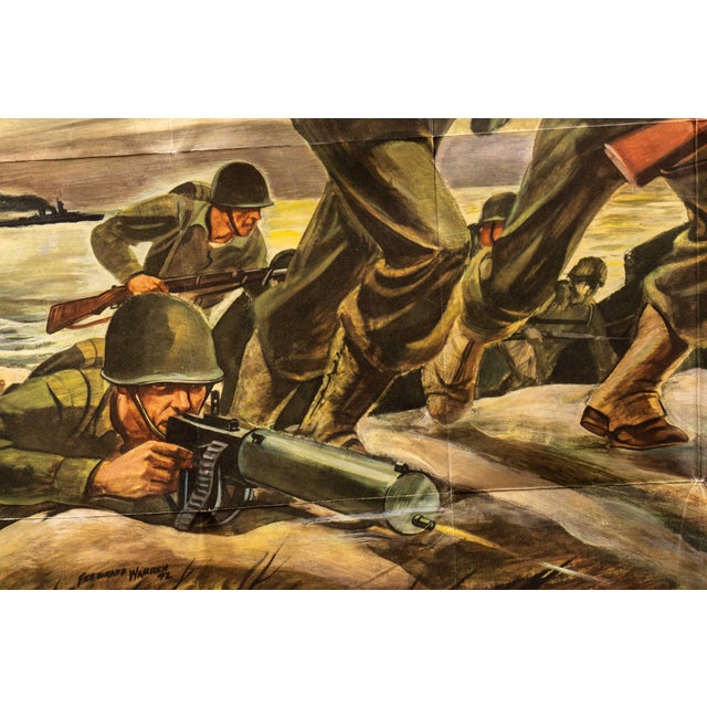 1940s Vintage WWII-Era War Bonds Propaganda Poster For Sale - Image 5 of 10