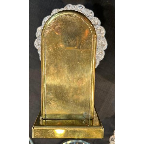 1980s Brass and Glass Murano Wall Sconces, 1980, Set of 2 For Sale - Image 5 of 14