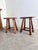 Vintage Oak Stools, 1960s, Set of 2 For Sale - Image 15 of 18