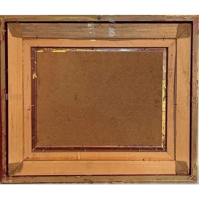 S. Favelli, Rural Landscape, 1900s, Oil on Panel, Framed For Sale - Image 7 of 8