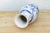 1970s Vintage Blue & White Baluster Floral Vase For Sale - Image 5 of 7