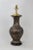 Wood Vintage Vase Lamp With Golden Bamboo Painted by Brunschwig & Fils For Sale - Image 7 of 7