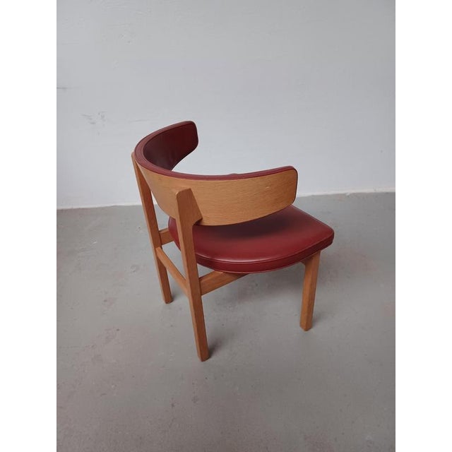 Set of Danish Customizable Armchairs in Oak attributed to Børge Mogensen for Fredericia, 1960s For Sale - Image 11 of 15