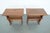 American Vintage Old Hickory American Provincial Side Tables (Set of 2) For Sale - Image 3 of 15