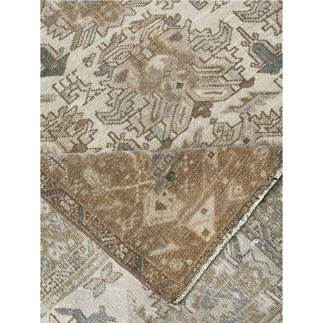 1960s Old Persian Karajeh Area Rug 7x7 For Sale - Image 4 of 10