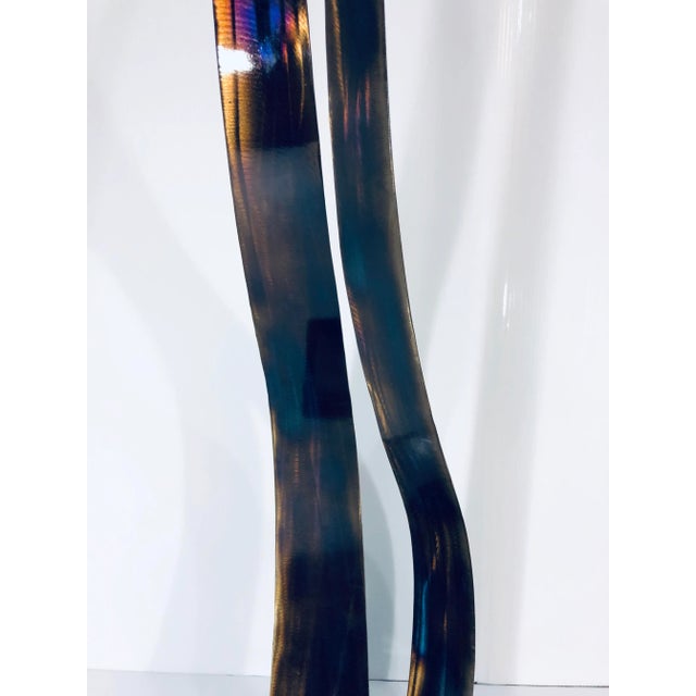 Metal Contemporary Curtis Jere Steel Floor Sculpture, 2007 For Sale - Image 7 of 13