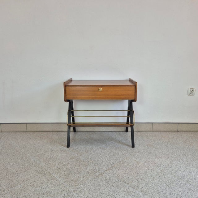 Vintage Cabinet with Magazine Rack from Ilse Möbel, Germany, 1960s For Sale - Image 12 of 12