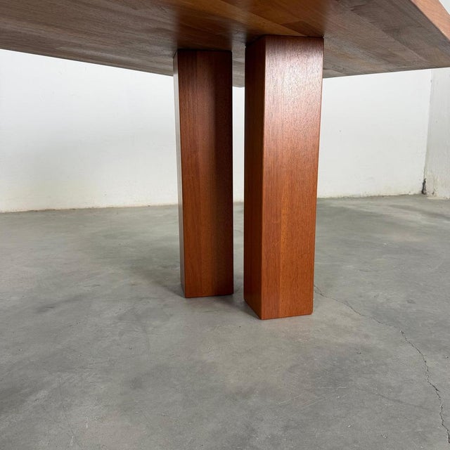 Model TL63 Dining Table in Walnut by Roberto Poggi for Poggi, Italy, 1960s For Sale - Image 15 of 18