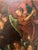 19th Century Spanish Colonial School “Death of Saint Joseph” Religious Oil Painting For Sale - Image 4 of 8