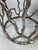 1990s Modern Faux Bois Nickel Plated Benches/ a Pair For Sale - Image 5 of 10