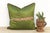 Crafted in India from a lustrous silk-blend textile, this pillow cover is embellished by hand with traditional Zardozi-...