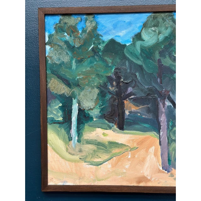 Asta Fagerlund, Gläntan, 1987, Oil on Canvas, Framed For Sale - Image 6 of 14