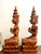Vintage Teak Wood Thai Thepphanom Guardian Angels – Hand-Carved Buddhist Prayer Figures For Sale In Denver - Image 6 of 10