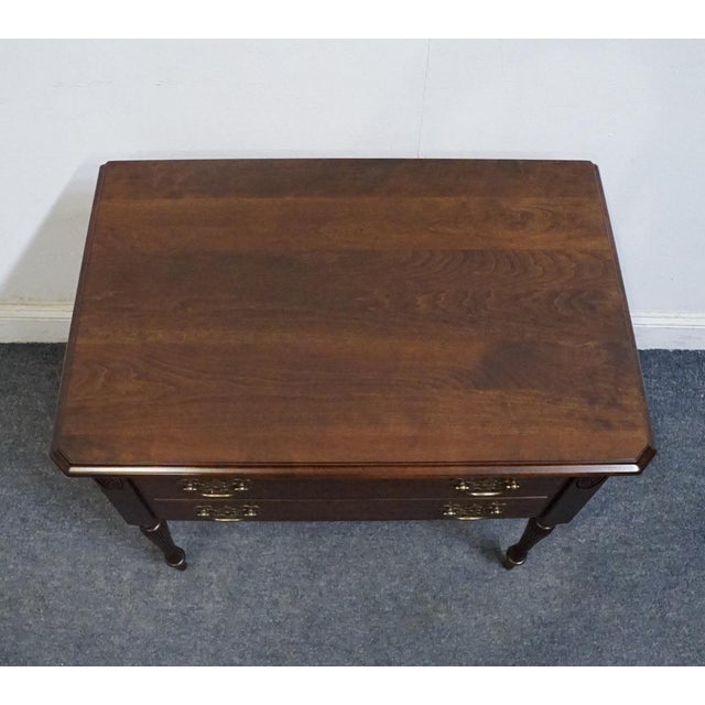 Ethan Allen Georgian Court Collection Solid Cherry Traditional Style 28" Nightstand 11-5206 For Sale - Image 9 of 13