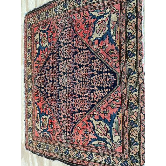 Persian Antique Persian Feraghan Sarouk, the Most Decorative, as Is For Sale - Image 3 of 9