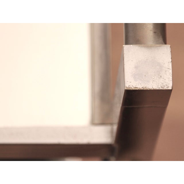 Art Deco Bar Cart attributed to Jacques Adnet, 1930s For Sale - Image 10 of 11