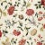 Sample- Schumacher Avebury Floral Vine Fabric in Document Rose For Sale
