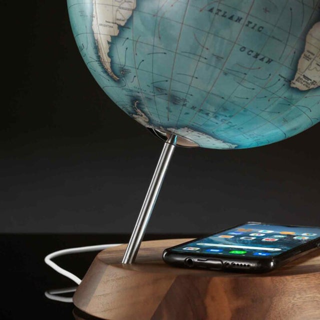 Indigo Bridge Globe by Zoffoli Mappamondi For Sale - Image 4 of 8