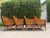 Late 20th Century Vintage Palecek Wicker Dining Armchairs With Cushions – Set of 4 For Sale - Image 5 of 18
