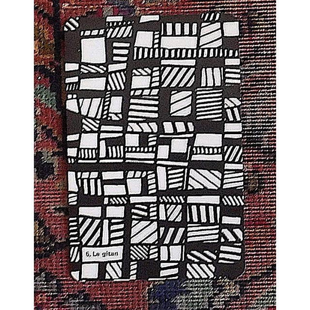 Red Vintage 20th C. Modern Abstract Jean Dubuffet Screenprints - Set of 9 For Sale - Image 8 of 12