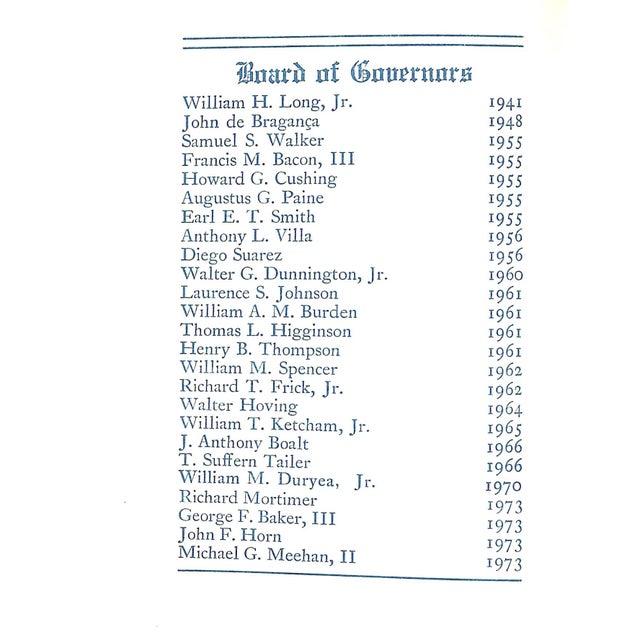 1970s "Club House of the Brook 1903-1974 Members' Annual" For Sale - Image 5 of 7