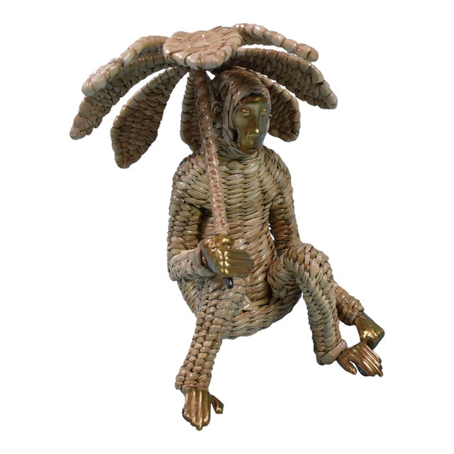 Small Monkey With Leaf by Mario Lopez Torres For Sale