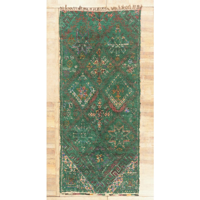Vintage Beni MGuild Moroccan Rug, 06'09 X 15'08 For Sale - Image 10 of 10