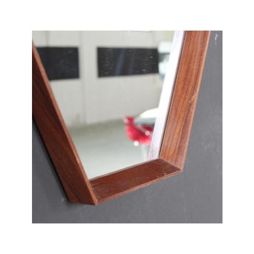 Octagonal Wall Mirror, 1950s For Sale - Image 3 of 8