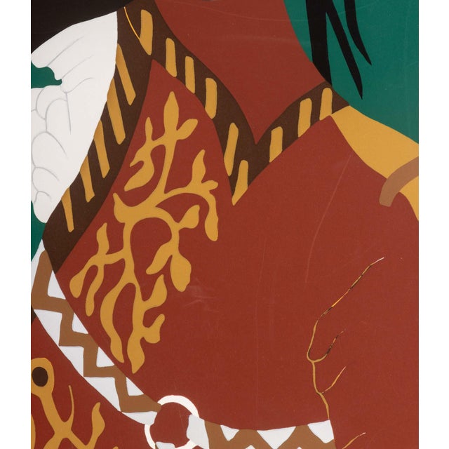 Paper Jacob Lawrence "L'Ouverture" Screenprint, 1986 For Sale - Image 7 of 12