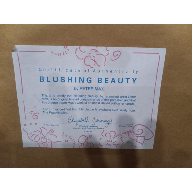 1970s 1970s Peter Max Franklin Mint, Framed, Set of 4 For Sale - Image 5 of 12