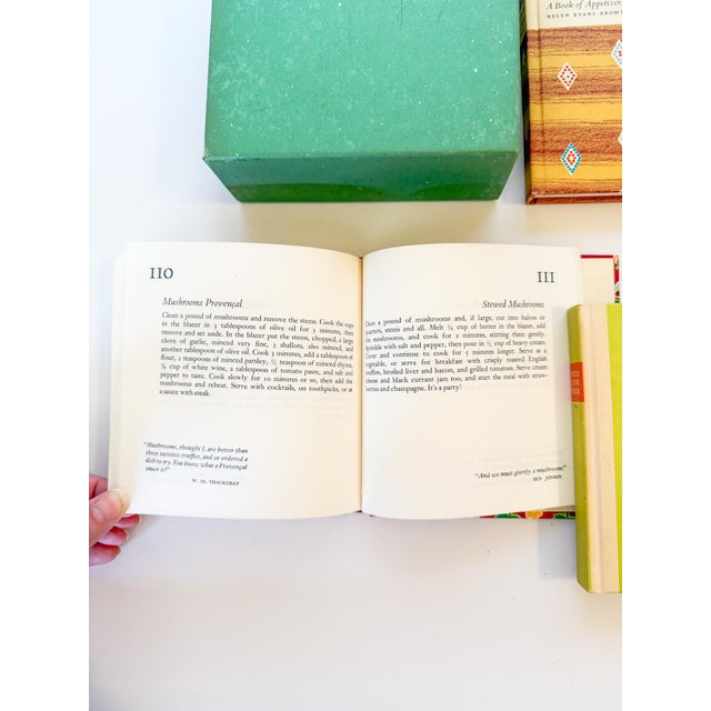 1950s Entertaining and Cocktail and Patio Cookbooks by Helen Evans Brown, Boxed Set For Sale - Image 4 of 11
