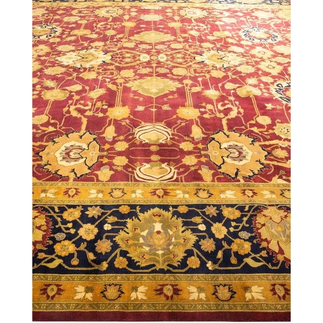 Solo Rugs Mogul, One-of-a-Kind Hand-Knotted Area Rug in Brown, 12' 0" x 18' 10" For Sale - Image 4 of 8