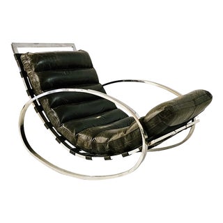Rocking Chair by Renato Zevi for Selig, 1970s For Sale