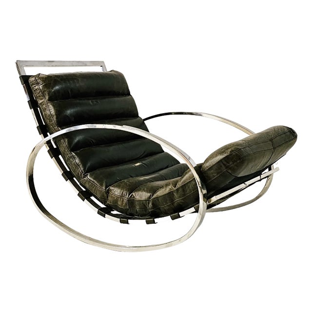 Rocking Chair by Renato Zevi for Selig, 1970s For Sale