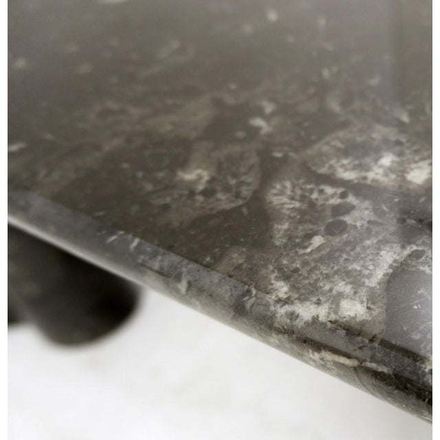 Mid-Century Modern Square Black Marble Coffee Table, 1970s For Sale - Image 9 of 14