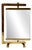 Vintage Polished Brass Picture Frame, 1970s For Sale