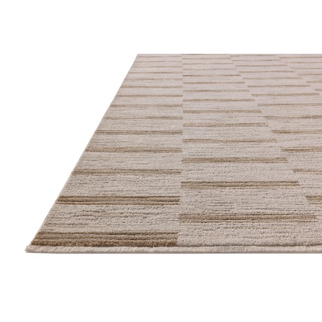Contemporary Amber Lewis x Loloi Cali Ivory / Tobacco 5'-3" x 7'-6" Accent Rug For Sale - Image 3 of 4