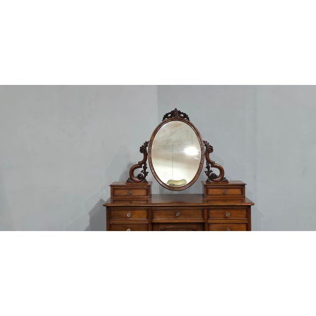 Victorian Mahogany Dressing Table, 1880 For Sale - Image 4 of 16