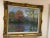 Impressionist Plein Air Impressionist Painting by Philips. Hand Carved solid wood frame. Excellent condition.