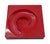 Red Spyros Ashtray by Eleonora Peduzzi Riva for Artemide, Italy, 1969 For Sale - Image 6 of 9