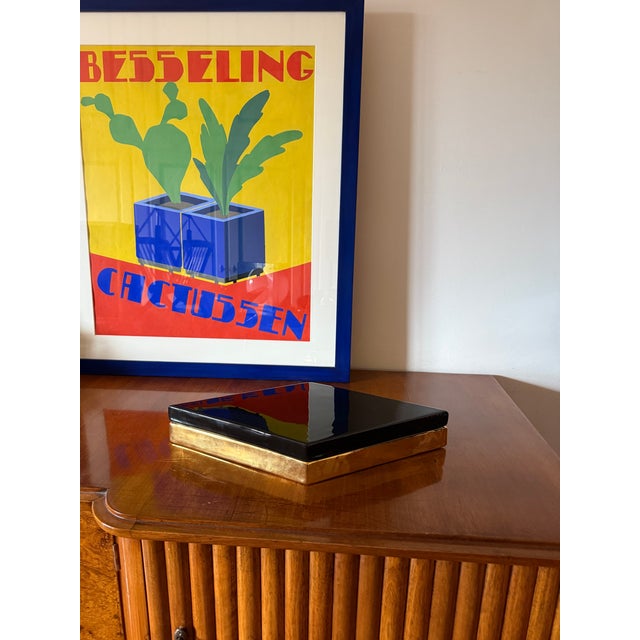 Ferdinando Loffredo, Golden Ceramic Box, Ceramiche Del Ferlaro, Italy 1970s For Sale - Image 11 of 11