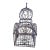 Ornate Vintage Metal Birdcage For Sale