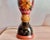 Tracy Porter Stonehouse Farm Goods Hand Painted Wooden Table Lamp With Checked Crystal Lamp Shade For Sale - Image 6 of 11