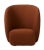 Haven Lounge chair Mosaic spicy brown by Warm Nordic Dimensions: D107 x W84 x H 110 cm Material: Textile upholstery, foam,...