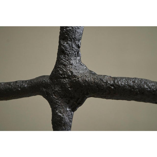 Vintage Accent Chairs in Iron and Beech by Philippe Starck, 1980s, Set of 2 For Sale - Image 16 of 18