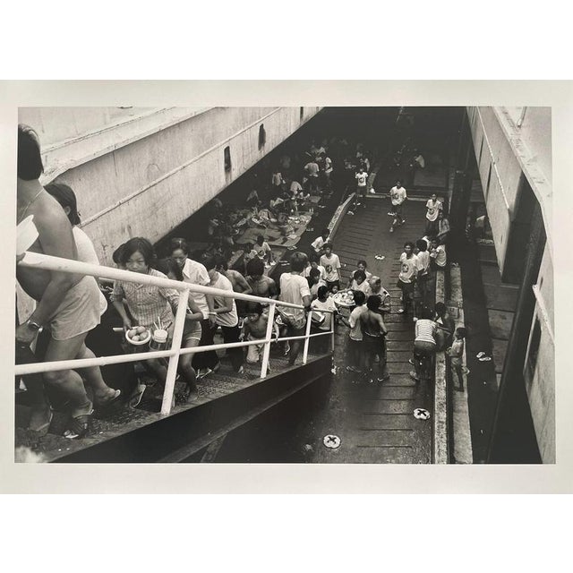 José Nicolas (1956) Boat people in the China Sea 1987 Silver print Format 30 x 40 Signed print This piece is attributed to...