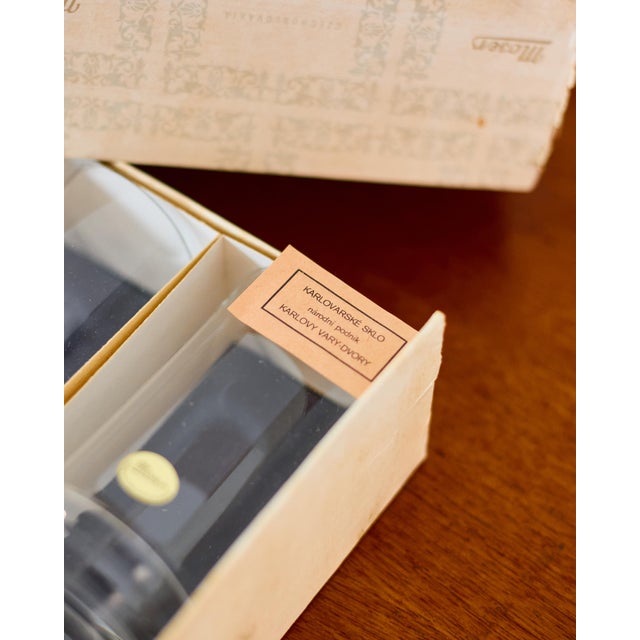 Vintage Glasses from Moser, 1970s, Set of 6 For Sale - Image 6 of 7