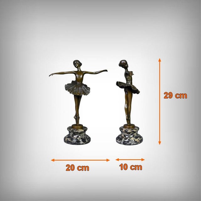 Crespain, Ballerina, Early 20th Century, Bronze For Sale - Image 13 of 14