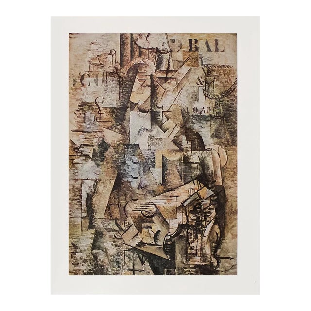 1940s After Georges Braque "The Portuguese", First Edition Period Print in Full Color For Sale