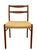 Mid-Century Modern 1970s Mid-Century Danish Modern Ladder-Back Dining Chair With Woven Paper Cord Seat For Sale - Image 3 of 10